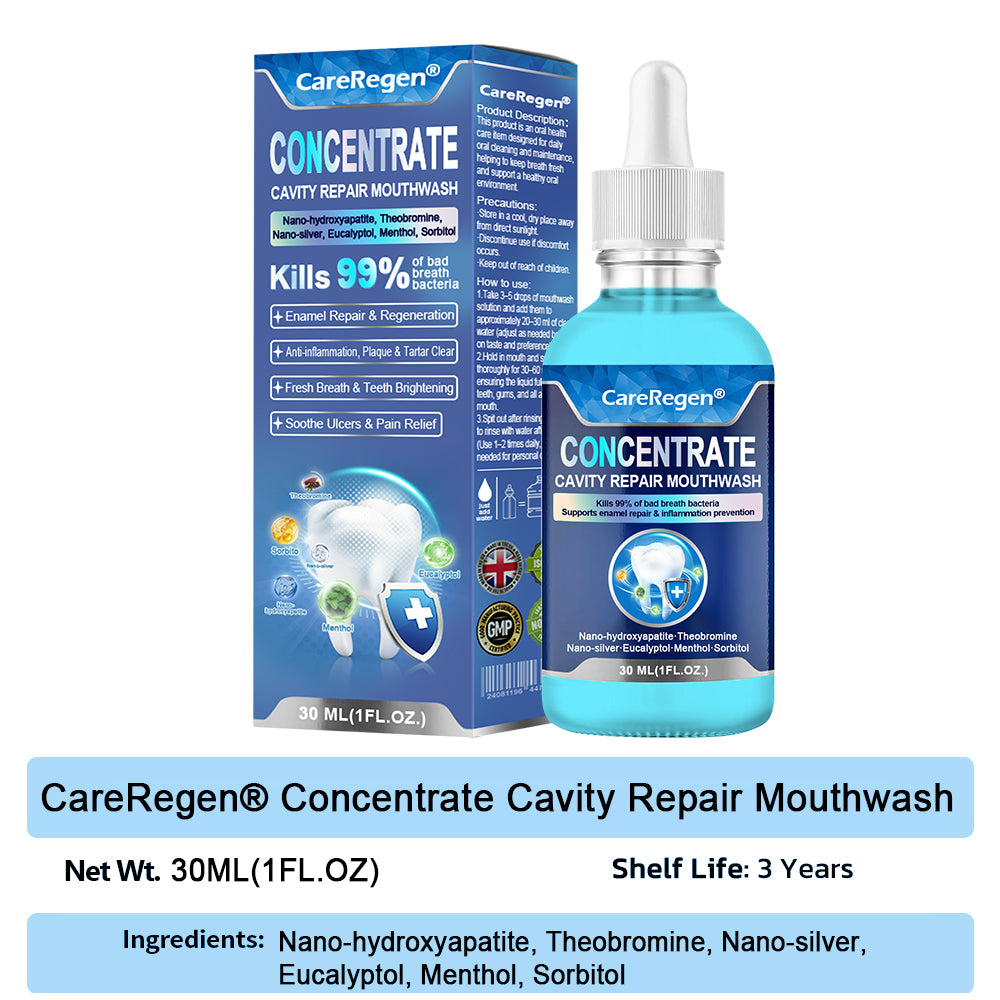 Official Store:🏆CareRegen® CONCENTRATE REPAIR MOUTHWASH(Dentist recommended)(Flying Off the Shelves: 100,000 Bottles Sold!)🎁