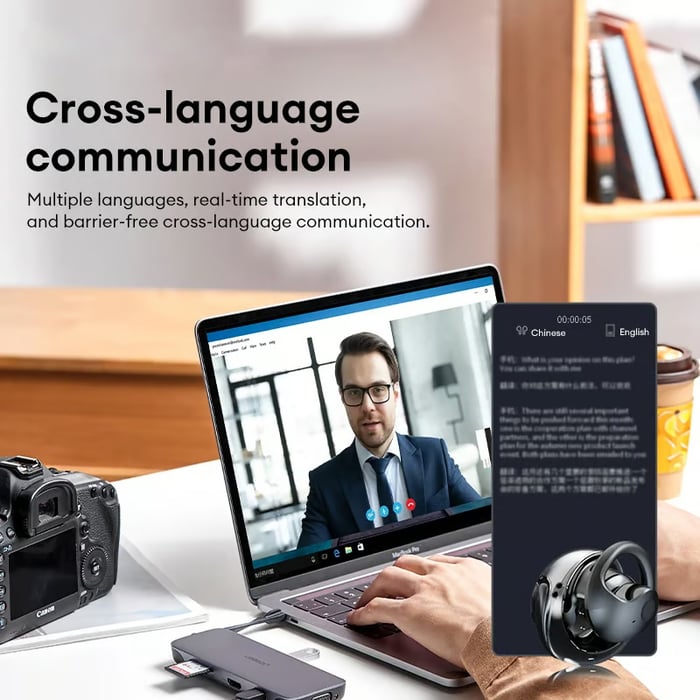 ⏰AI Translation Wireless OWS Bluetooth5.4 Earphones (Fit iOS & Android)