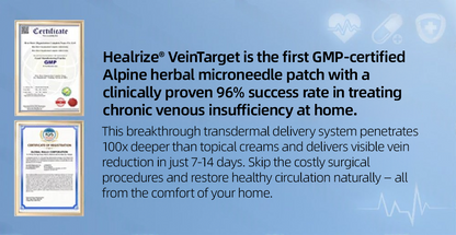 🇬🇧👨‍⚕️👍✅Healrize® VeinTarget Microneedle Patch⚡Instant Relief, Long-Term Results🧡