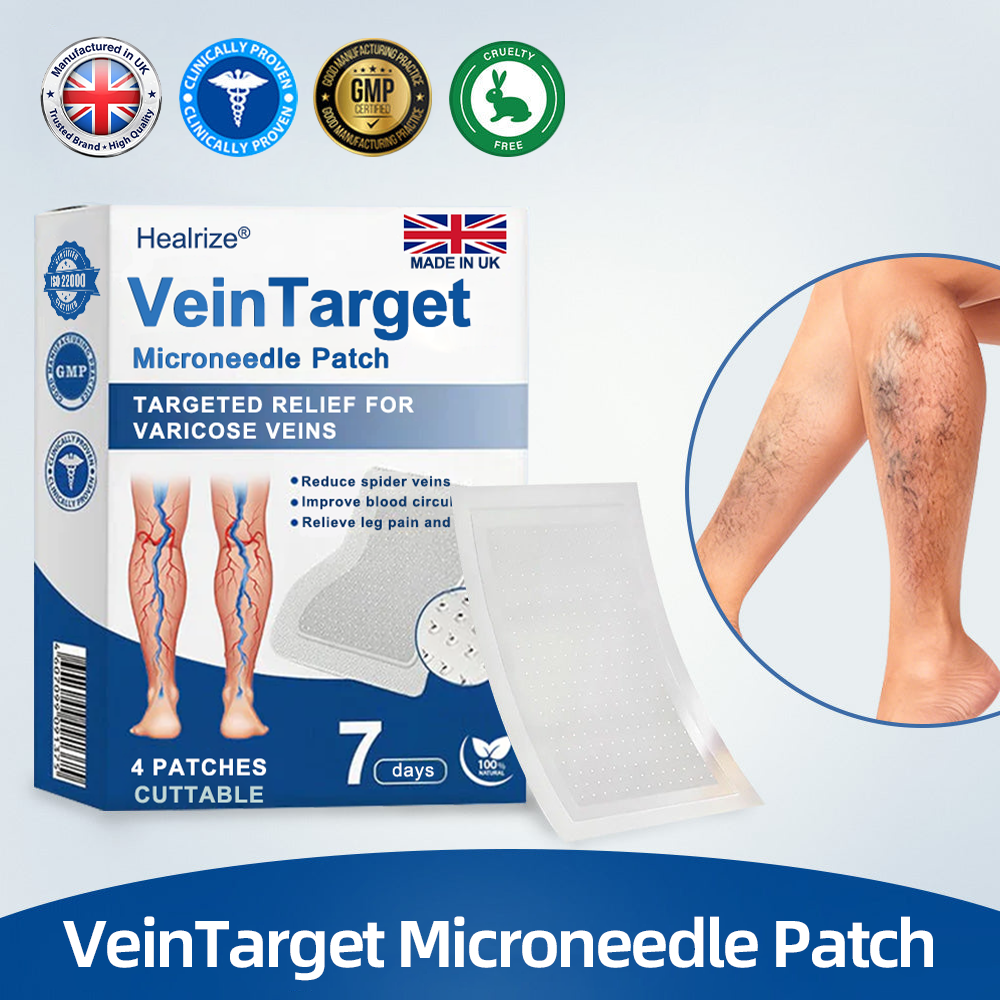 🇬🇧👨‍⚕️👍✅Healrize® VeinTarget Microneedle Patch⚡Instant Relief, Long-Term Results🧡