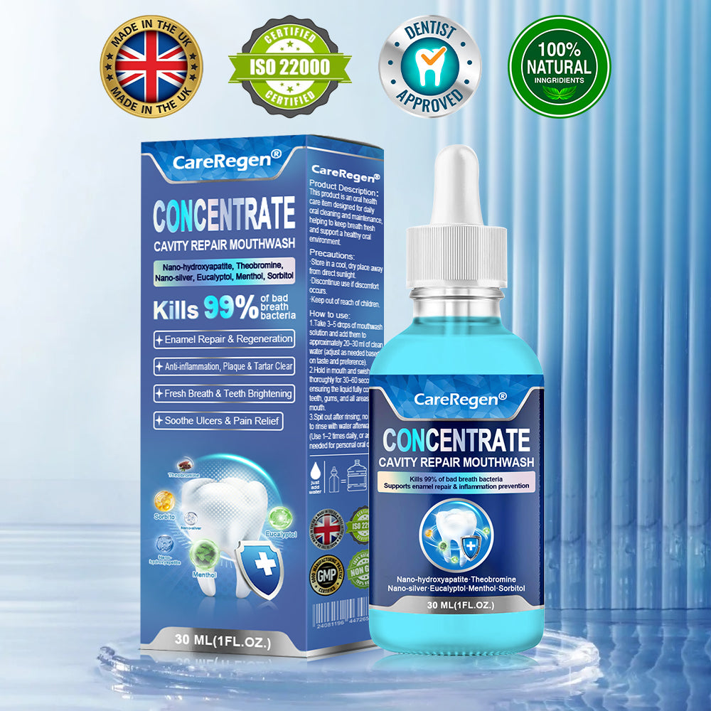 Official Store：🏆CareRegen® CONCENTRATE REPAIR MOUTHWASH(Dentist recommended)(Flying Off the Shelves: 100,000 Bottles Sold!)🎁
