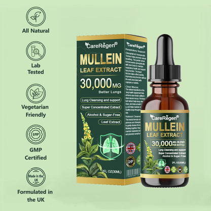 𝗢𝗳𝗳𝗶𝗰𝗶𝗮𝗹 𝗦𝘁𝗼𝗿𝗲:CareRegen® 𝗢𝗿𝗴𝗮𝗻𝗶𝗰 𝗟𝘂𝗻𝗴 𝗖𝗹𝗲𝗮𝗻𝘀𝗶𝗻𝗴 𝗠𝘂𝗹𝗹𝗲𝗶𝗻 𝗟𝗲𝗮𝗳 𝗘𝘅𝘁𝗿𝗮𝗰𝘁 𝗗𝗿𝗼𝗽𝘀 💯 𝐂𝐥𝐢𝐧𝐢𝐜𝐚𝐥𝐥𝐲 𝐩𝐫𝐨𝐯𝐞𝐧, 𝐡𝐢𝐠𝐡𝐥𝐲 𝐜𝐨𝐧𝐜𝐞𝐧𝐭𝐫𝐚𝐭𝐞𝐝 𝐟𝐨𝐫𝐦𝐮𝐥𝐚 𝐭𝐡𝐚𝐭 𝐫𝐞𝐥𝐢𝐞𝐯𝐞𝐬 𝐜𝐨𝐮𝐠𝐡, 𝐩𝐡𝐥𝐞𝐠𝐦, 𝐚𝐬𝐭𝐡𝐦𝐚 & 𝐂𝐎𝐏𝐃 — 𝐛𝐫𝐞𝐚𝐭𝐡𝐞 𝐞𝐚𝐬𝐢𝐞𝐫, 𝐟𝐚𝐬𝐭𝐞𝐫. 💯