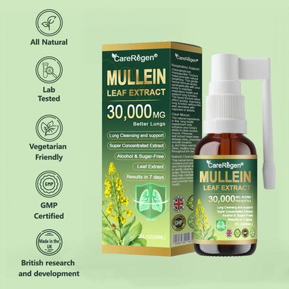 𝗢𝗳𝗳𝗶𝗰𝗶𝗮𝗹 𝗦𝘁𝗼𝗿𝗲: CareRegen® 𝗢𝗿𝗴𝗮𝗻𝗶𝗰 𝗟𝘂𝗻𝗴 𝗖𝗹𝗲𝗮𝗻𝘀𝗶𝗻𝗴 𝗠𝘂𝗹𝗹𝗲𝗶𝗻 𝗟𝗲𝗮𝗳 𝗘𝘅𝘁𝗿𝗮𝗰𝘁 𝗜𝗻𝗵𝗮𝗹𝗲 𝐂𝐥𝐢𝐧𝐢𝐜𝐚𝐥𝐥𝐲 𝐩𝐫𝐨𝐯𝐞𝐧, 𝐡𝐢𝐠𝐡𝐥𝐲 𝐜𝐨𝐧𝐜𝐞𝐧𝐭𝐫𝐚𝐭𝐞𝐝 𝐟𝐨𝐫𝐦𝐮𝐥𝐚 𝐭𝐡𝐚𝐭 𝐫𝐞𝐥𝐢𝐞𝐯𝐞𝐬 𝐜𝐨𝐮𝐠𝐡, 𝐩𝐡𝐥𝐞𝐠𝐦, 𝐚𝐬𝐭𝐡𝐦𝐚 & 𝐂𝐎𝐏𝐃 — 𝐛𝐫𝐞𝐚𝐭𝐡𝐞 𝐞𝐚𝐬𝐢𝐞𝐫, 𝐟𝐚𝐬𝐭𝐞𝐫. 🎁