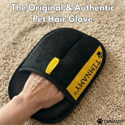TIMNAMY® Electrostatic Pet Hair Removal Glove – Lifts Embedded Fur in Seconds,🚨 Reusable & Washable, Works on Sofas, Clothes & Cars💜