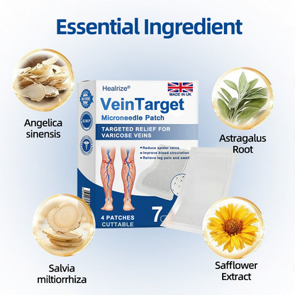 🇬🇧👨‍⚕️👍✅Healrize® VeinTarget Microneedle Patch⚡Instant Relief, Long-Term Results🧡