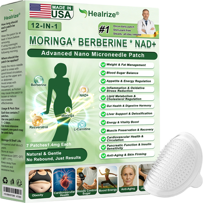 𝑶𝒇𝒇𝒊𝒄𝒊𝒂𝒍 𝑺𝒕𝒐𝒓𝒆  | 👩‍⚕️ H𝐞a𝐥r𝐢z𝐞® 1𝟐-𝐈N-1 M𝐨r𝐢n𝐠a * B𝐞r𝐛e𝐫i𝐧e * N𝐀D+ 𝐀d𝐯a𝐧c𝐞d N𝐚n𝐨 𝐌i𝐜r𝐨n𝐞e𝐝l𝐞 𝐏a𝐭c𝐡 (𝐎𝐧𝐜𝐞 𝐃𝐚𝐢𝐥𝐲, 𝐯𝐢𝐬𝐢𝐛𝐥𝐞 𝐜𝐡𝐚𝐧𝐠𝐞𝐬 𝐢𝐧 𝟕 𝐝𝐚𝐲𝐬）🔥F𝐨r 𝐎𝐛𝐞𝐬𝐢𝐭𝐲, 𝐋o𝐨s𝐞 𝐒k𝐢n, 𝐃𝐢𝐚𝐛𝐞𝐭𝐞𝐬, 𝐒𝐥𝐞𝐞𝐩 𝐀𝐩𝐧𝐞𝐚, 𝐀𝐧𝐝 𝐉𝐨𝐢𝐧𝐭 𝐈𝐬𝐬𝐮𝐞𝐬❤️🟩