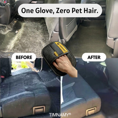 TIMNAMY® Electrostatic Pet Hair Removal Glove – Lifts Embedded Fur in Seconds,🚨 Reusable & Washable, Works on Sofas, Clothes & Cars💜