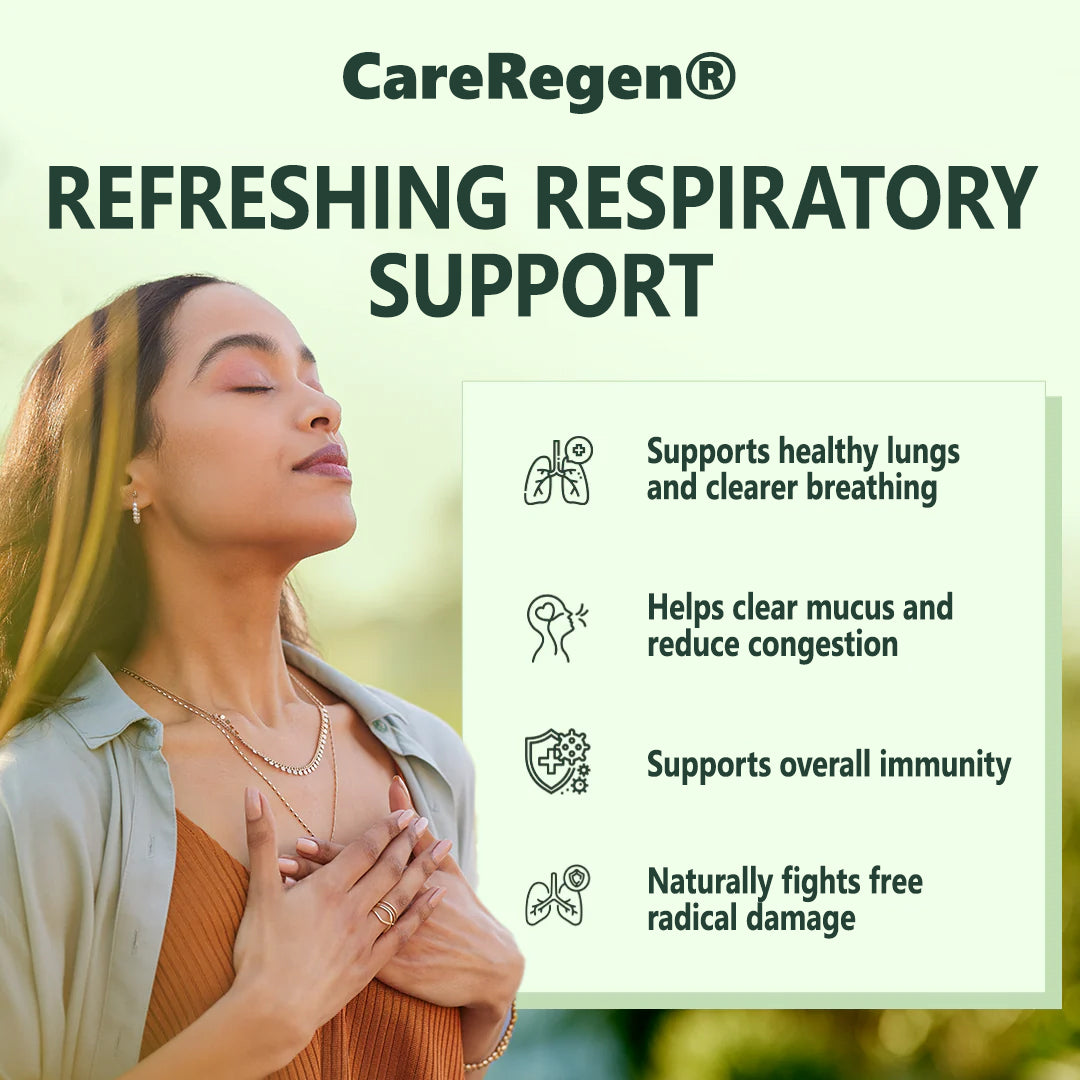 𝗢𝗳𝗳𝗶𝗰𝗶𝗮𝗹 𝗦𝘁𝗼𝗿𝗲:CareRegen® 𝗢𝗿𝗴𝗮𝗻𝗶𝗰 𝗟𝘂𝗻𝗴 𝗖𝗹𝗲𝗮𝗻𝘀𝗶𝗻𝗴 𝗠𝘂𝗹𝗹𝗲𝗶𝗻 𝗟𝗲𝗮𝗳 𝗘𝘅𝘁𝗿𝗮𝗰𝘁 𝗗𝗿𝗼𝗽𝘀 💯 𝐂𝐥𝐢𝐧𝐢𝐜𝐚𝐥𝐥𝐲 𝐩𝐫𝐨𝐯𝐞𝐧, 𝐡𝐢𝐠𝐡𝐥𝐲 𝐜𝐨𝐧𝐜𝐞𝐧𝐭𝐫𝐚𝐭𝐞𝐝 𝐟𝐨𝐫𝐦𝐮𝐥𝐚 𝐭𝐡𝐚𝐭 𝐫𝐞𝐥𝐢𝐞𝐯𝐞𝐬 𝐜𝐨𝐮𝐠𝐡, 𝐩𝐡𝐥𝐞𝐠𝐦, 𝐚𝐬𝐭𝐡𝐦𝐚 & 𝐂𝐎𝐏𝐃 — 𝐛𝐫𝐞𝐚𝐭𝐡𝐞 𝐞𝐚𝐬𝐢𝐞𝐫, 𝐟𝐚𝐬𝐭𝐞𝐫. 💯